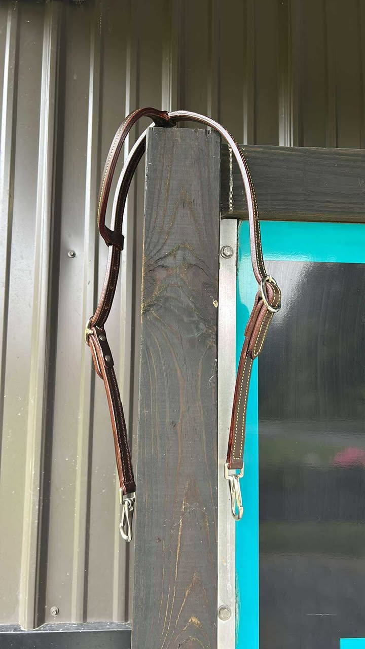 PLR One Ear Quick Change Headstall Colored Stitching