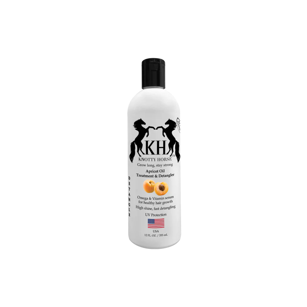 Knotty Horse Apricot Oil Detangling Treatment- 12 oz.