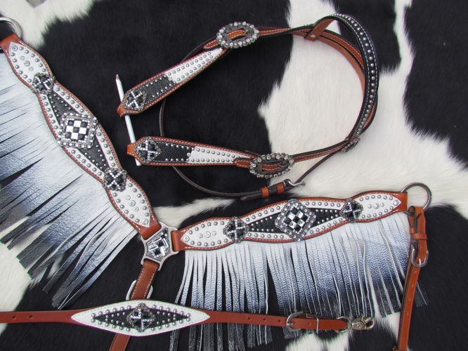 Showman Blinged Out Checkmate Tack Set