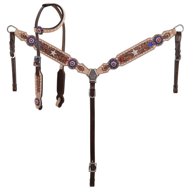 Showman Western Patriot Tack Set