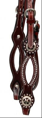 Showman Lone Star Browband Headstall