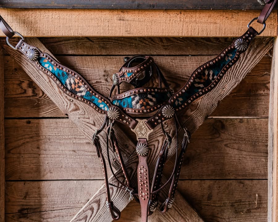 PLR Blue Ridge Pendleton Tack Set