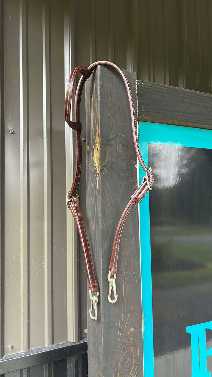 PLR One Ear Quick Change Headstall Colored Stitching