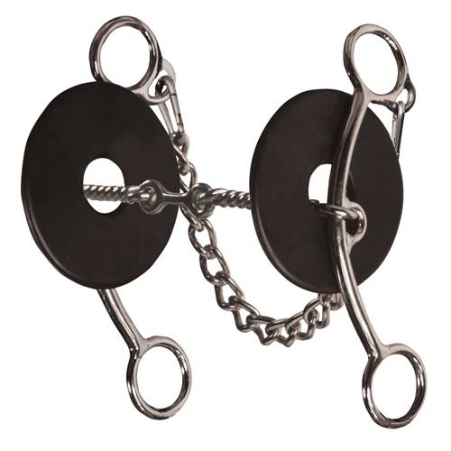 Professional's Choice Three Piece Twisted Wire Snaffle