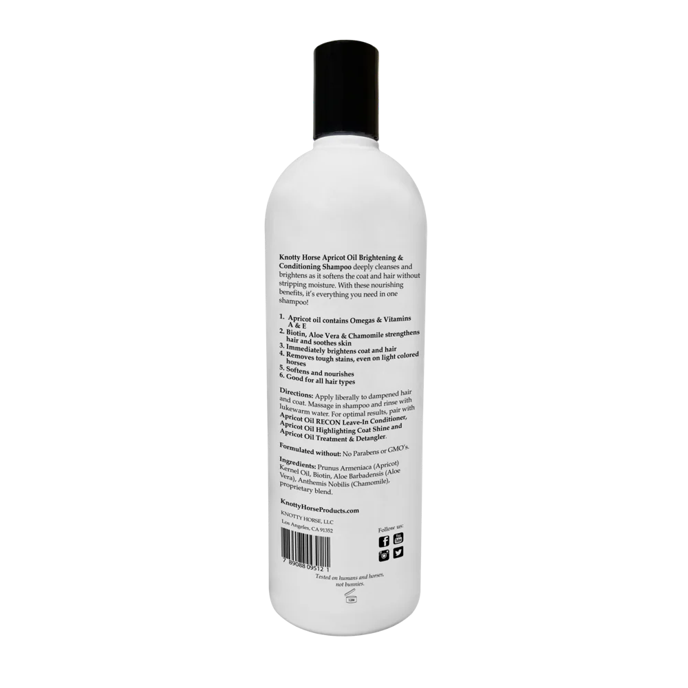 Knotty horse Apricot Oil Brightening Shampoo