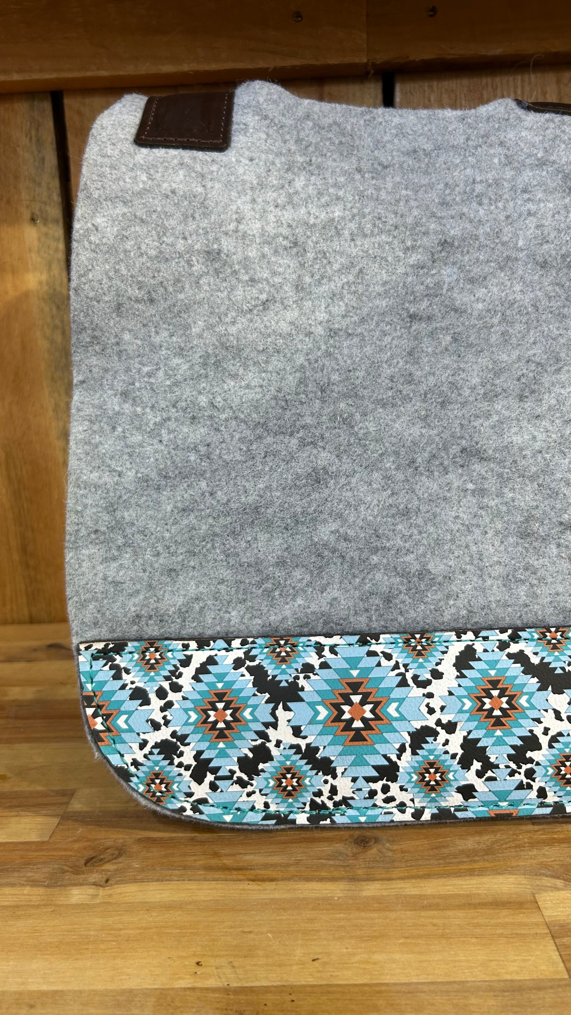PLR Cow Aztec Saddle Pad