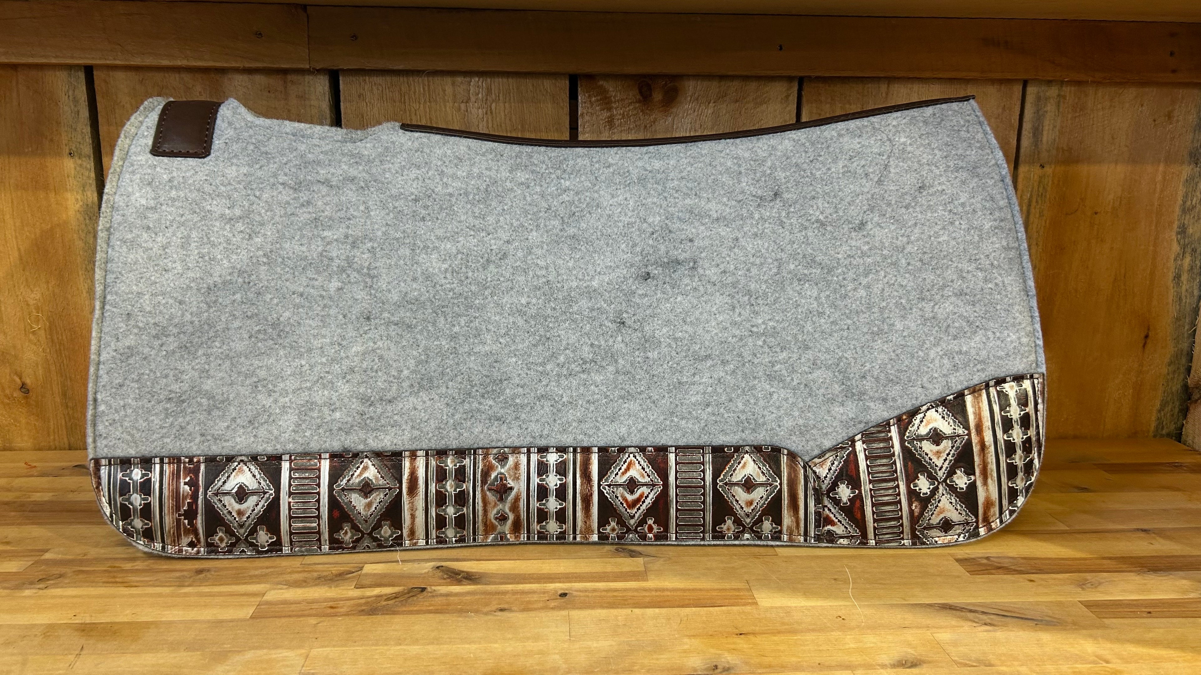 PLR Silver Aztec Saddle Pad