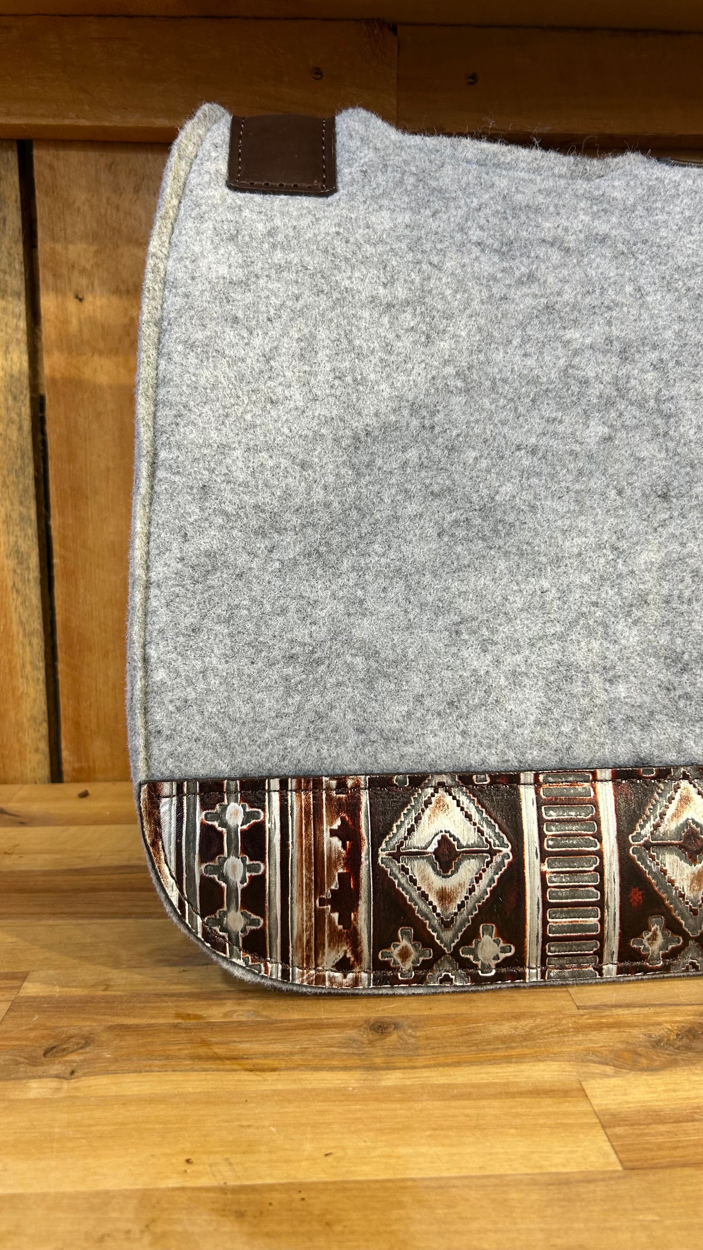PLR Silver Aztec Saddle Pad