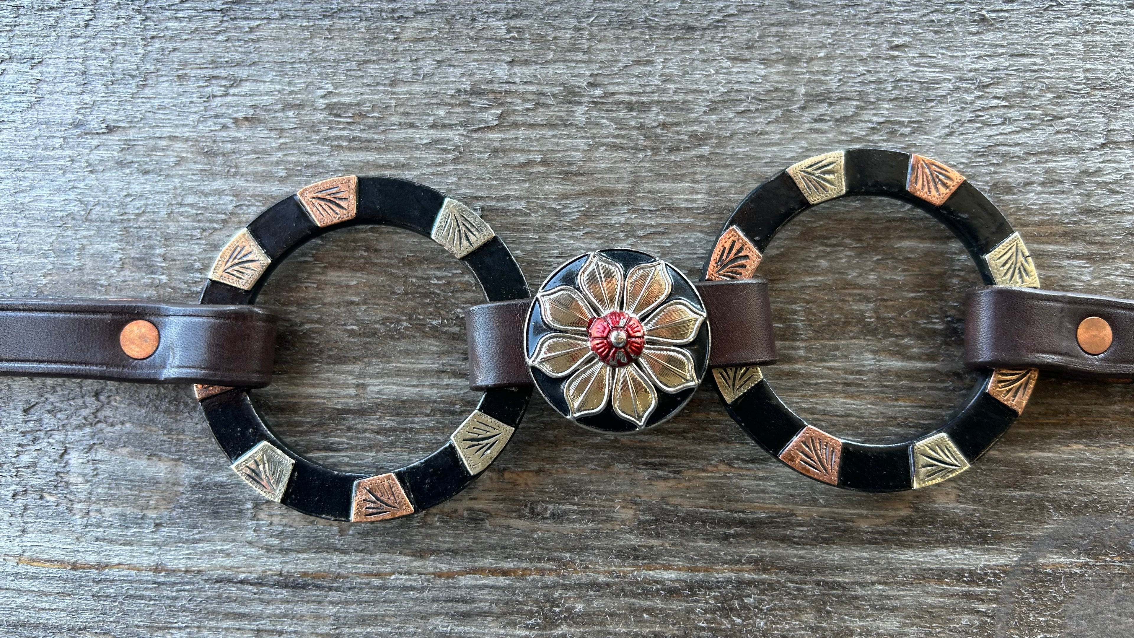PLR Two Tone Floral Wither Strap