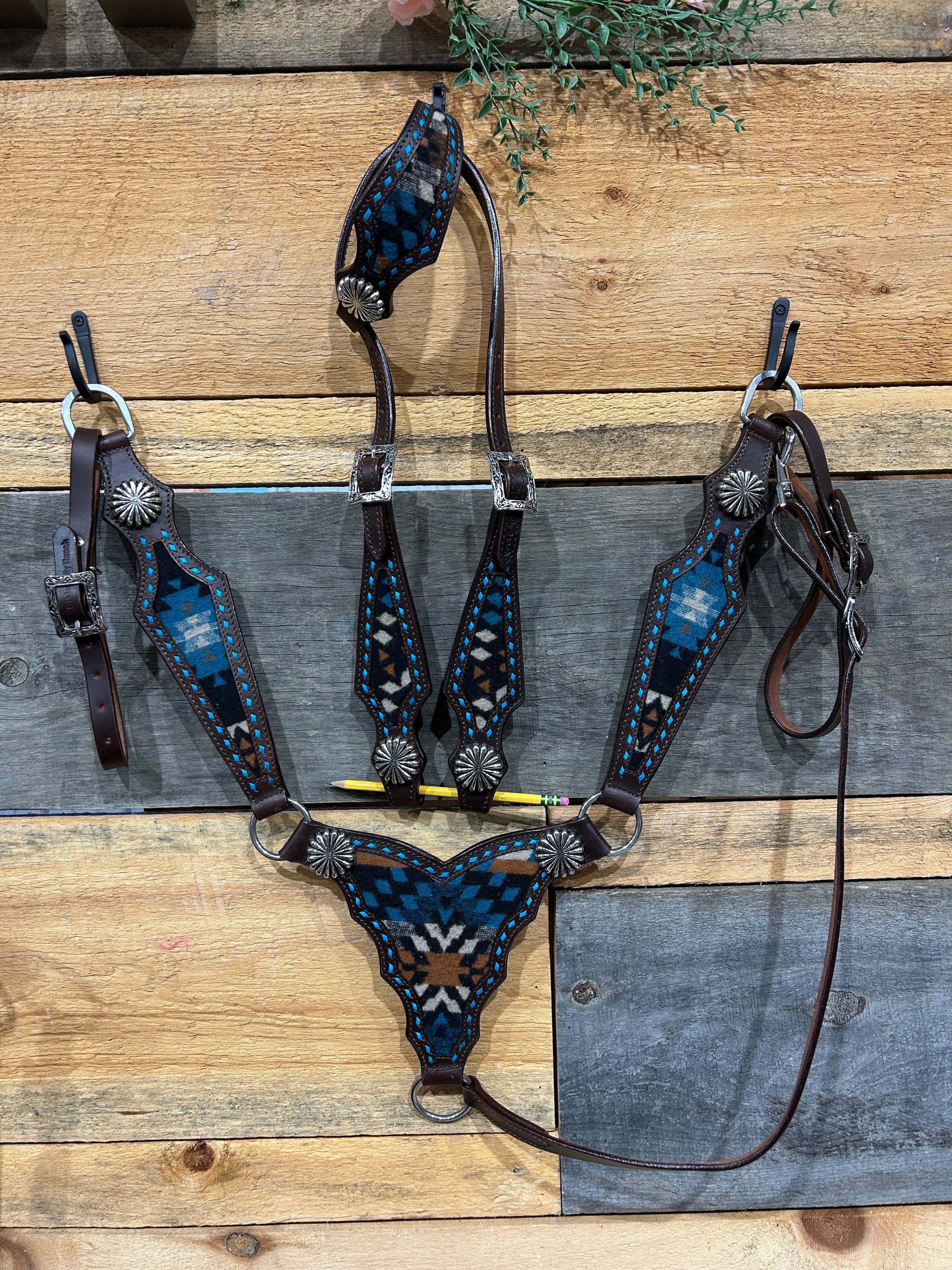 PLR Blue Ridge Pendleton Gladiator Tack Set
