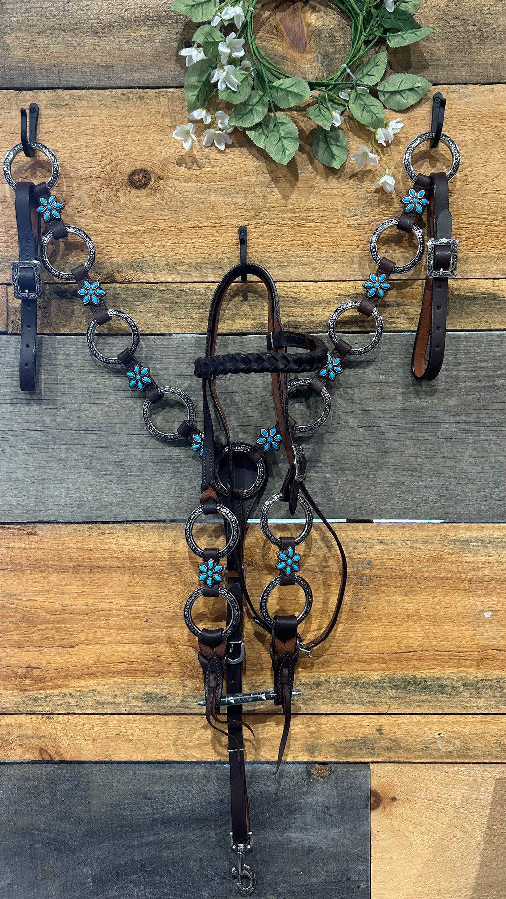PLR Turquoise Tumbleweed Tack Set