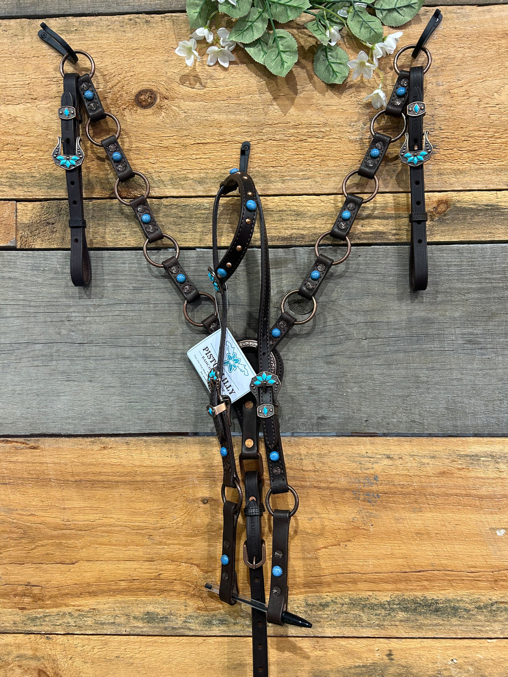 PLR Turquoise Stone Tack Set