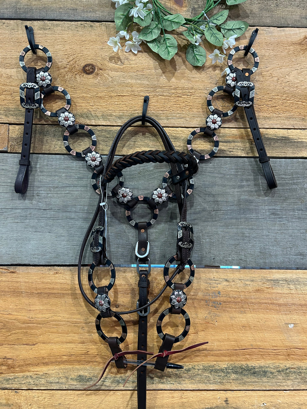 PLR Two Tone Floral Tack Set