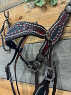 PLR Blazin Red Gator Tack Set