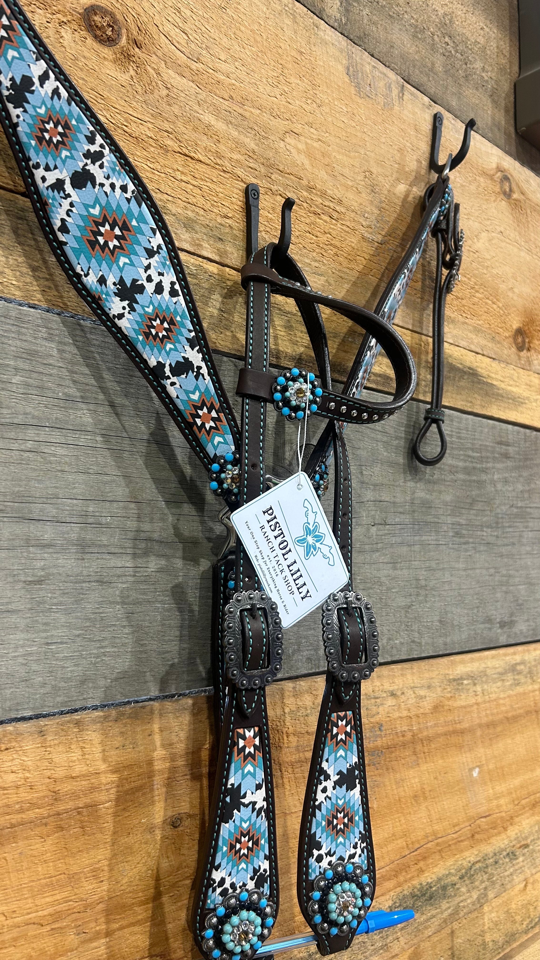 PLR Cow Aztec Tack Set