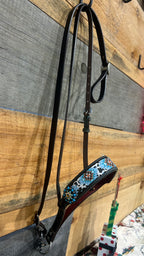 PLR Cow Aztec Tie Down