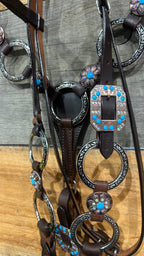 PLR Turquoise Showstopper Tack Set