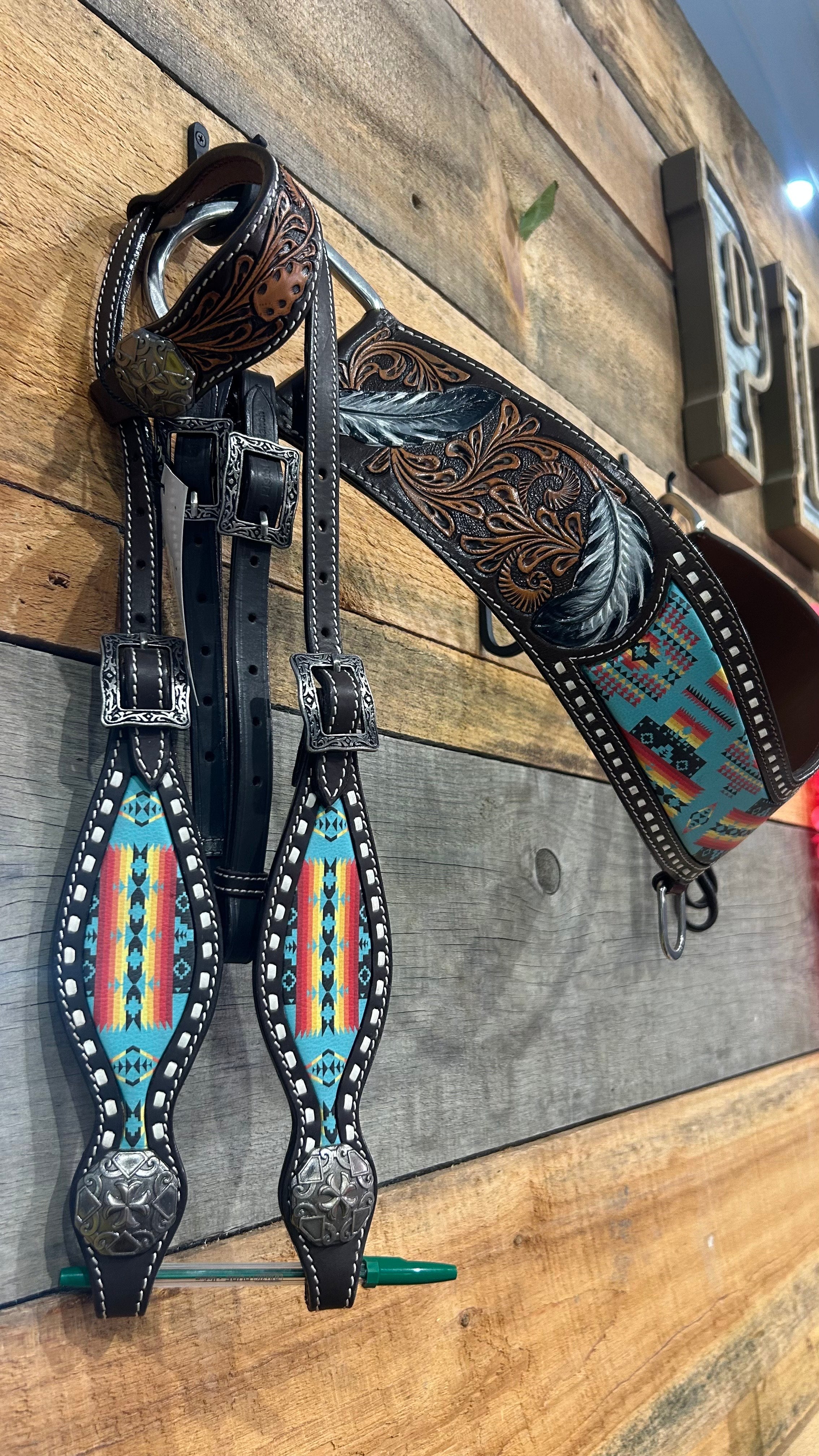 PLR Tooled Traditions Tack Set