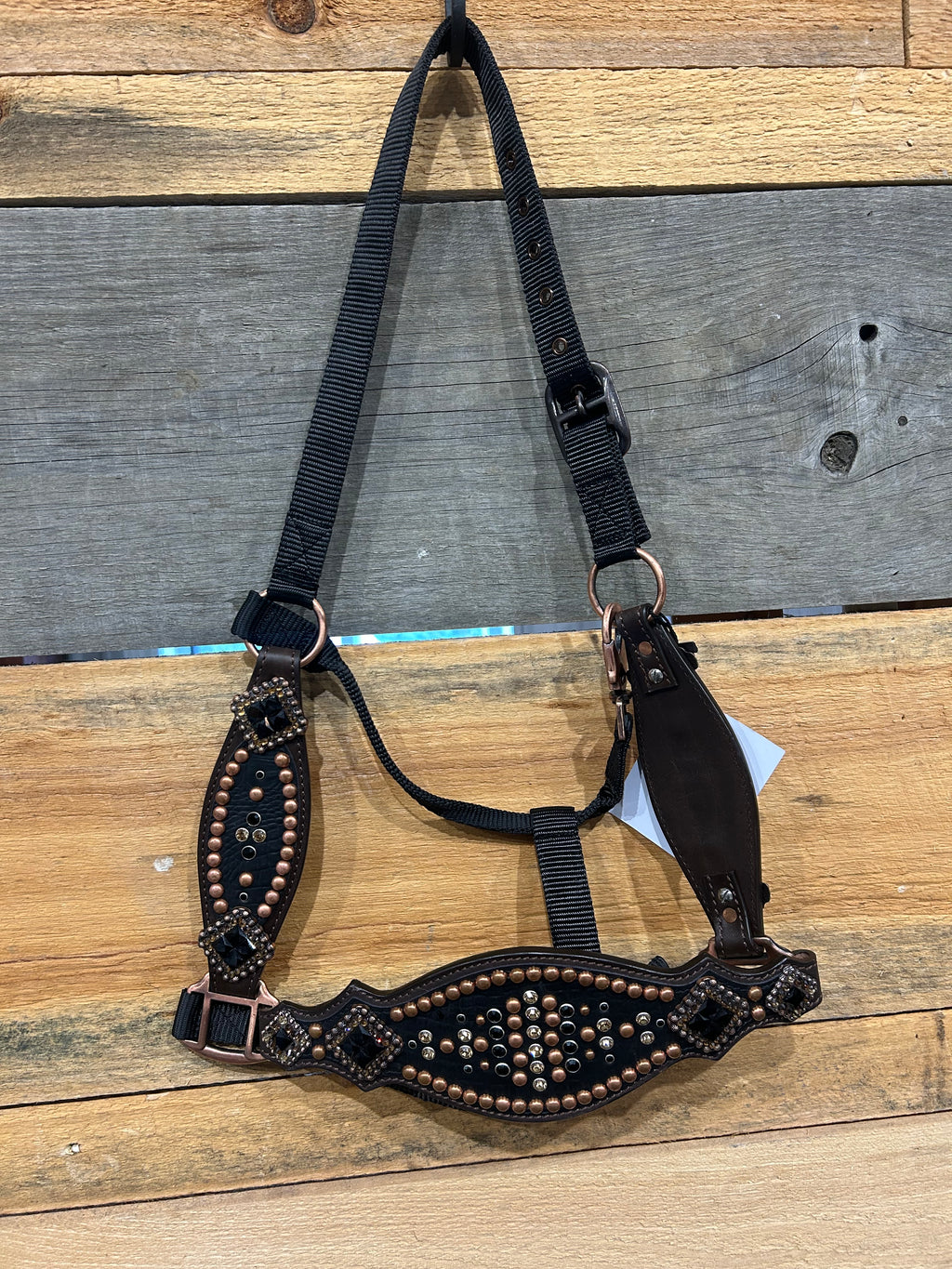 PLR Midnight Bling Bronc Halter