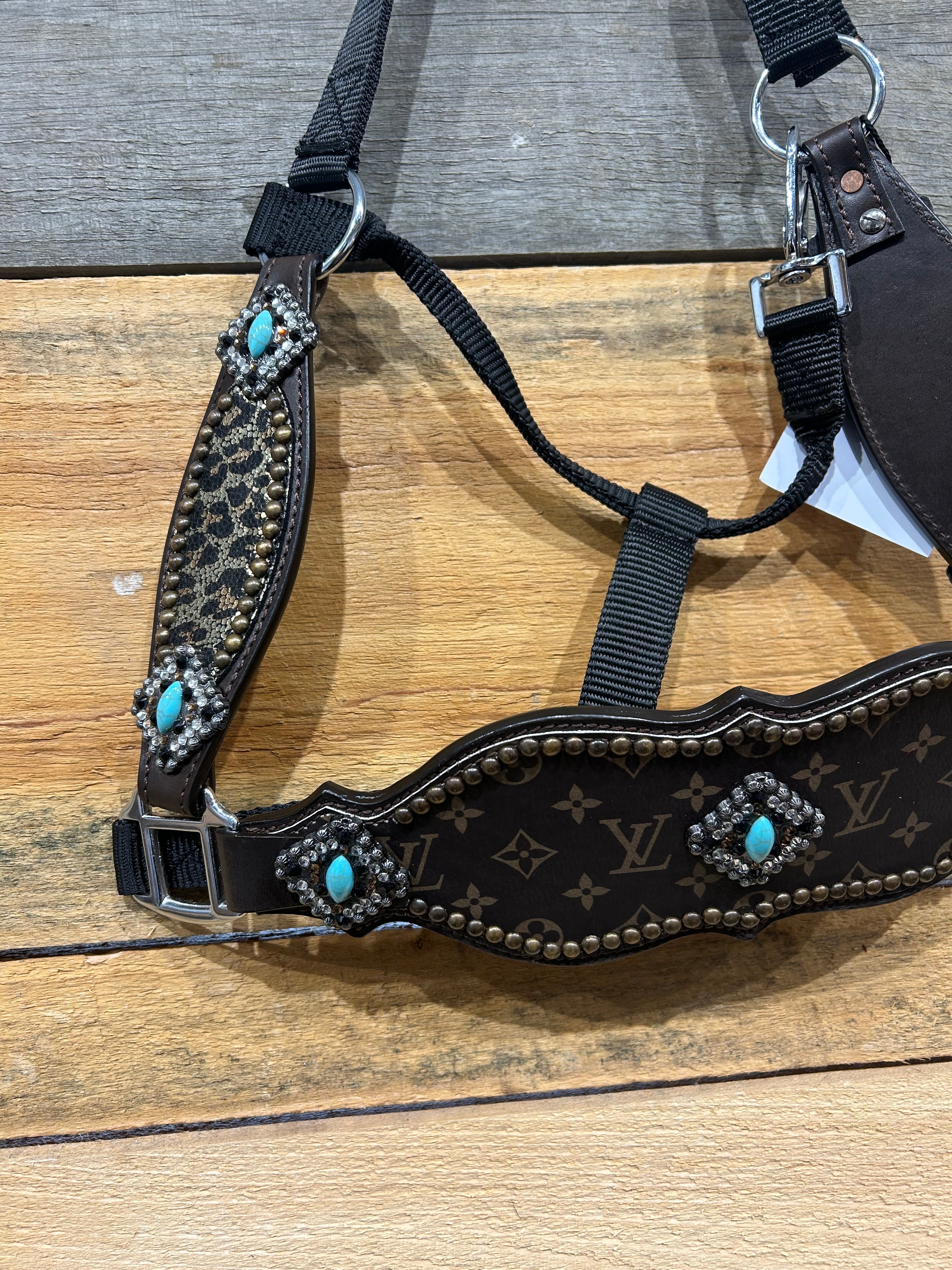 PLR Designer Cheetah Bronc Halter