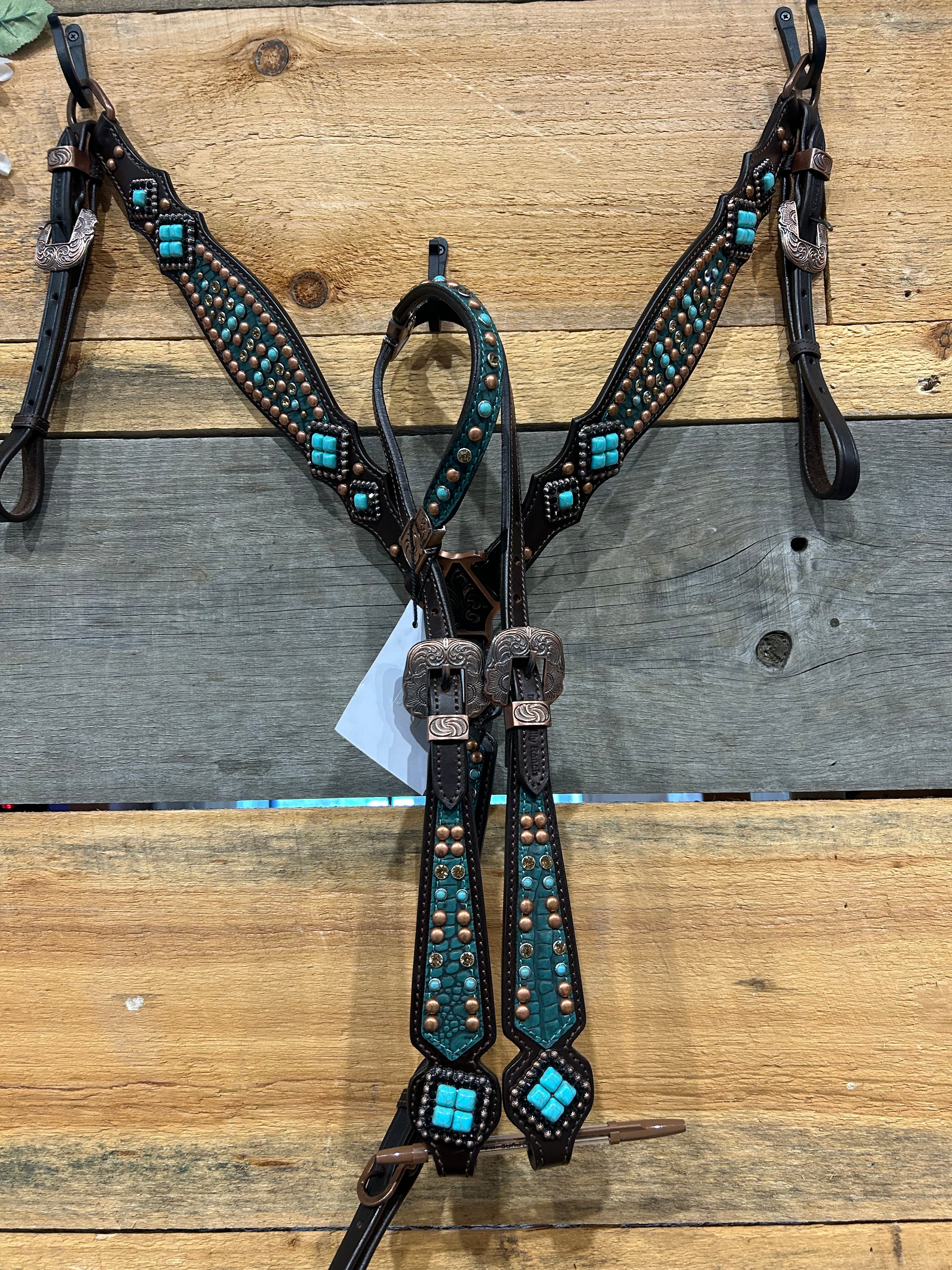 PLR Aqua Cowgirl Tack Set