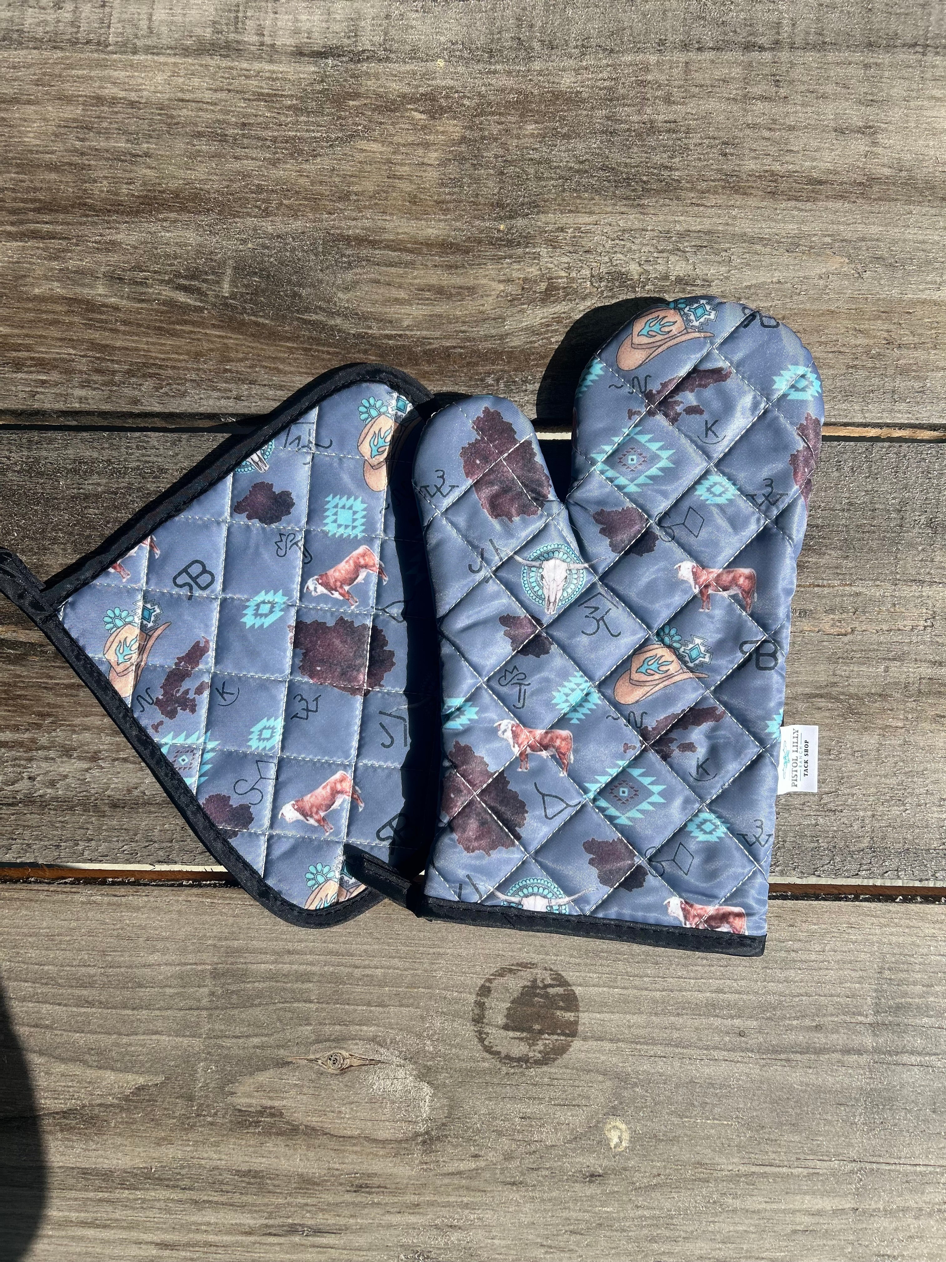 PLR Oven Mitt Sets