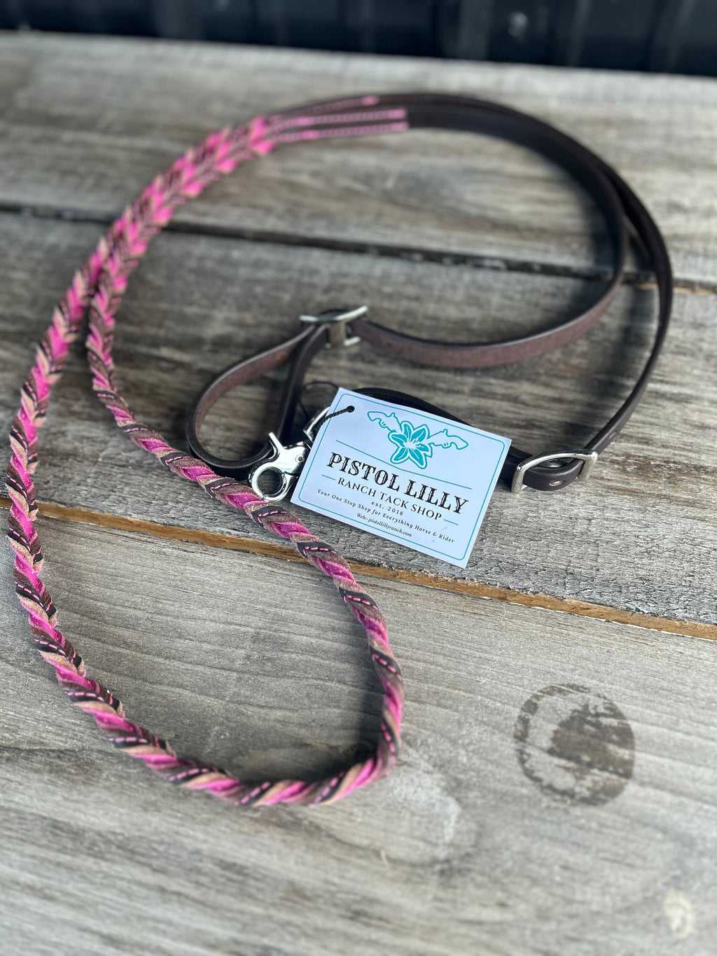 PLR Braided Barrel Reins