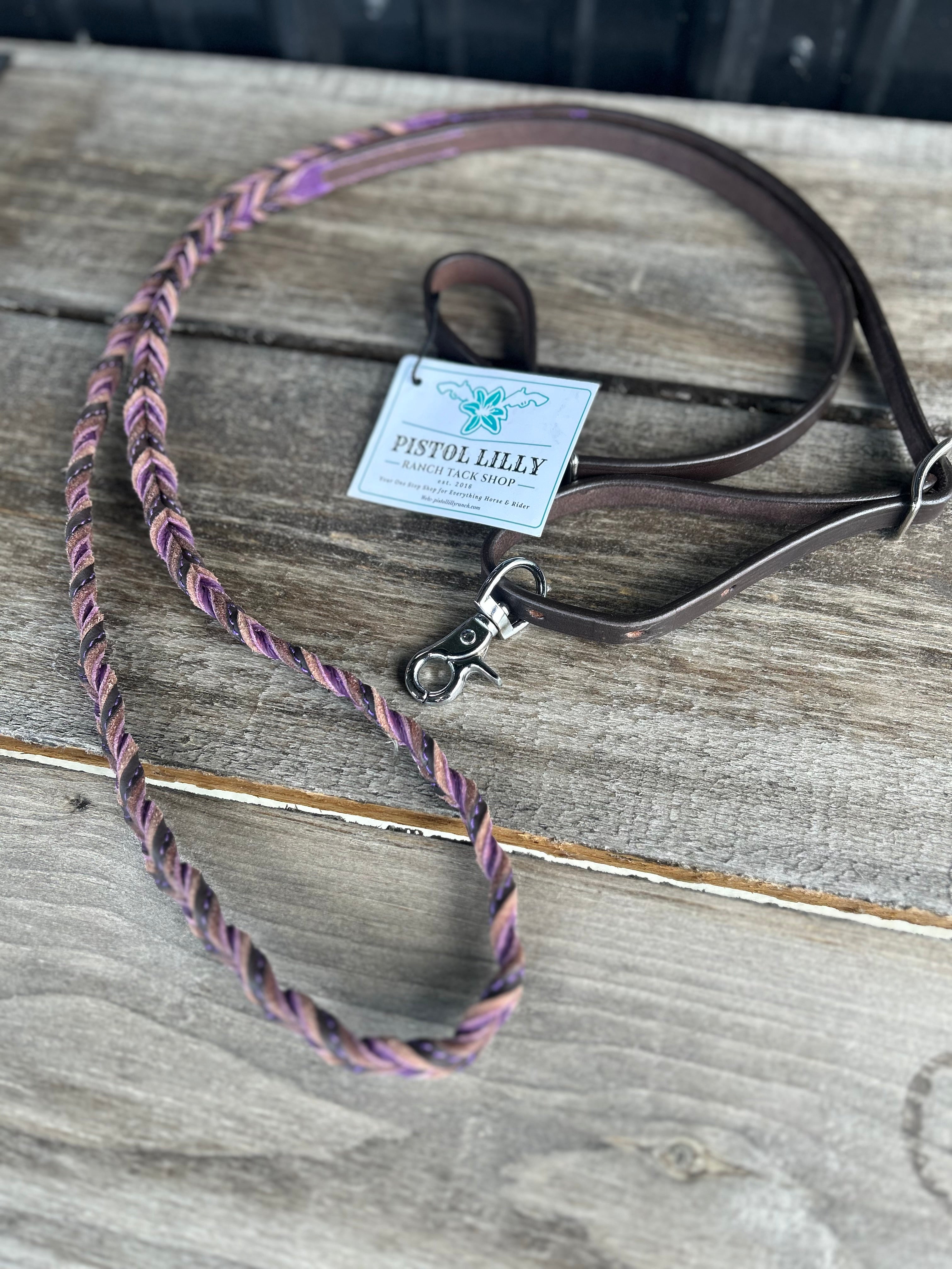 PLR Braided Barrel Reins