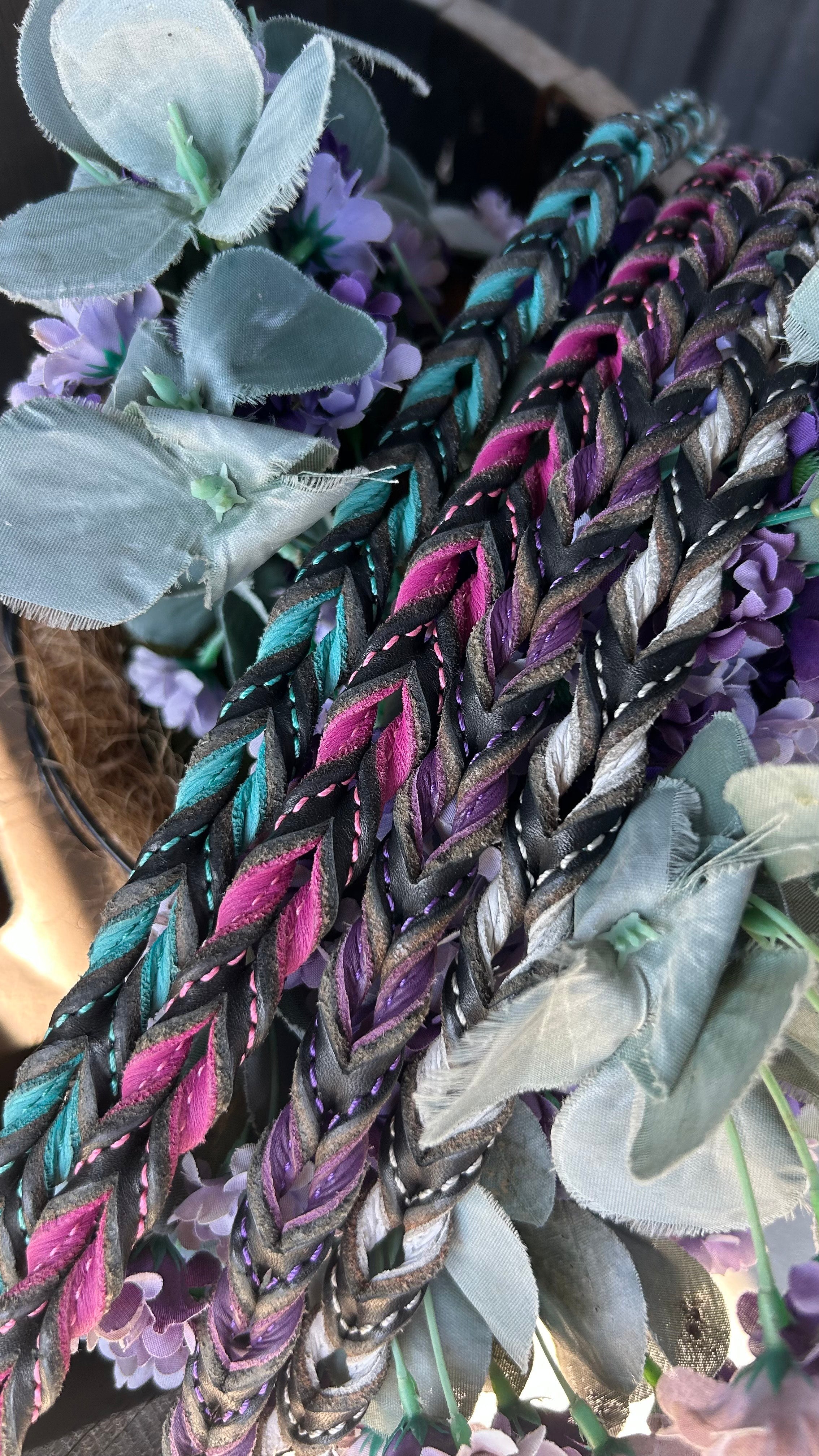 PLR Black Braided Barrel Reins
