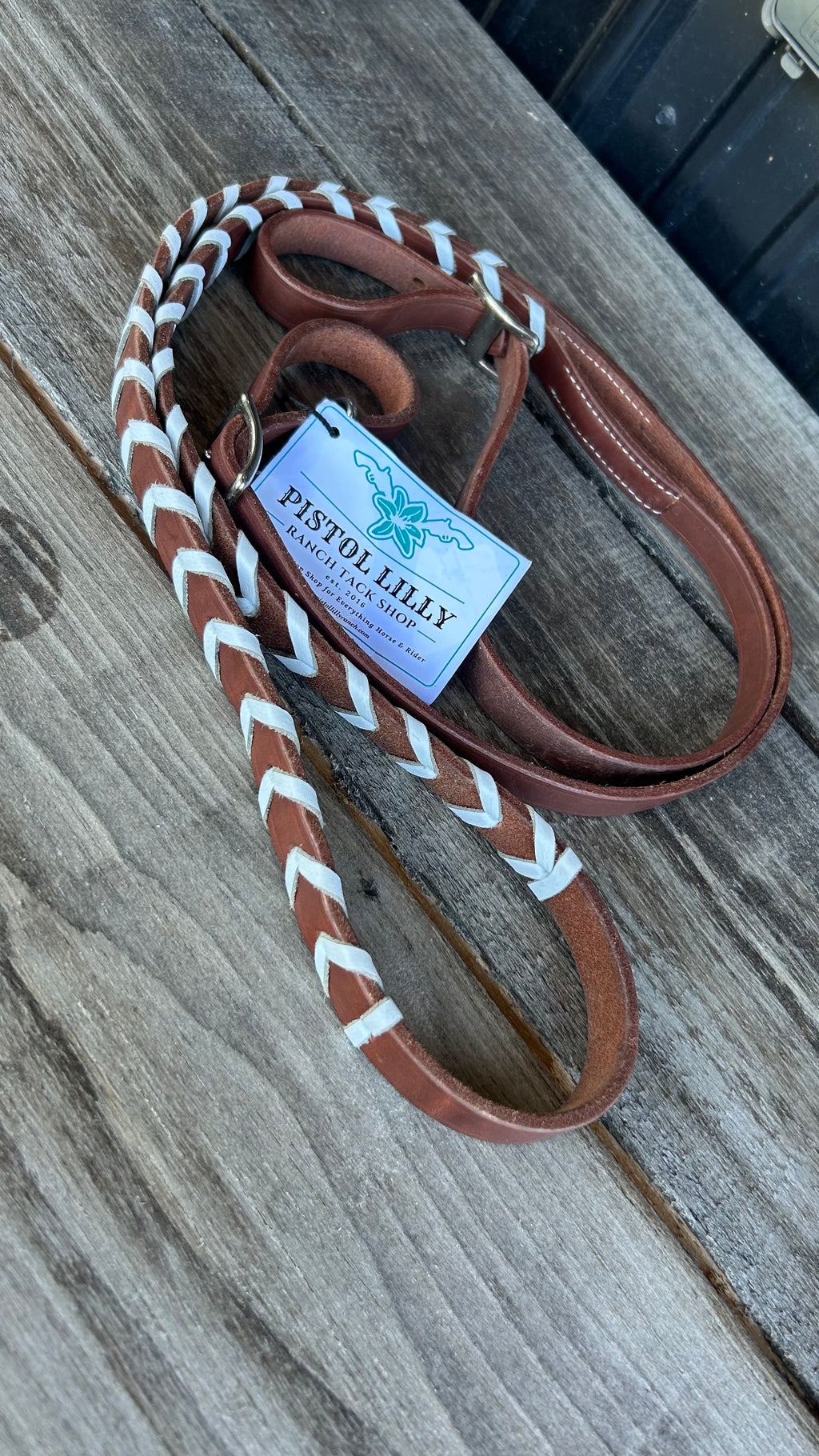 PLR Laced Barrel Reins