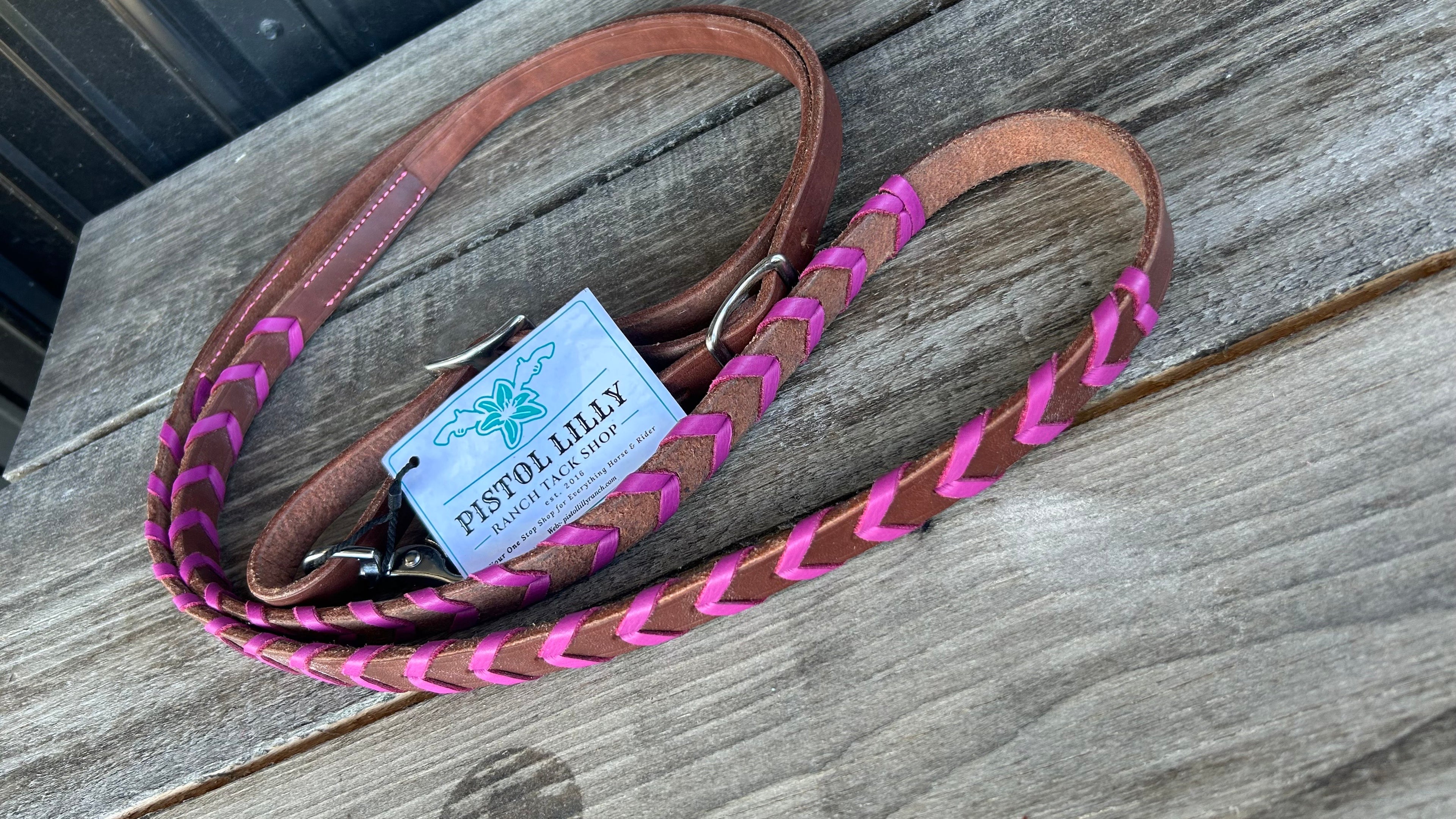 PLR Laced Barrel Reins