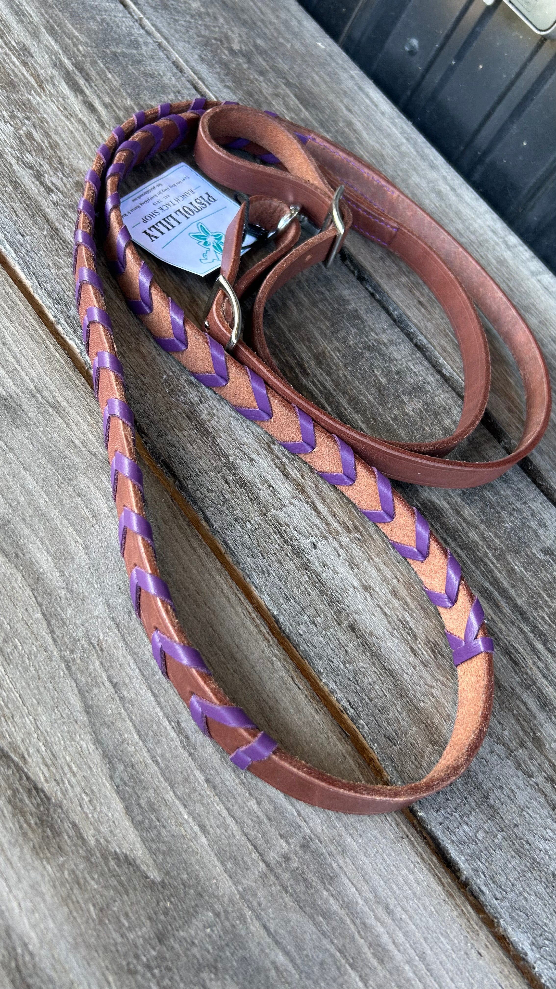 PLR Laced Barrel Reins