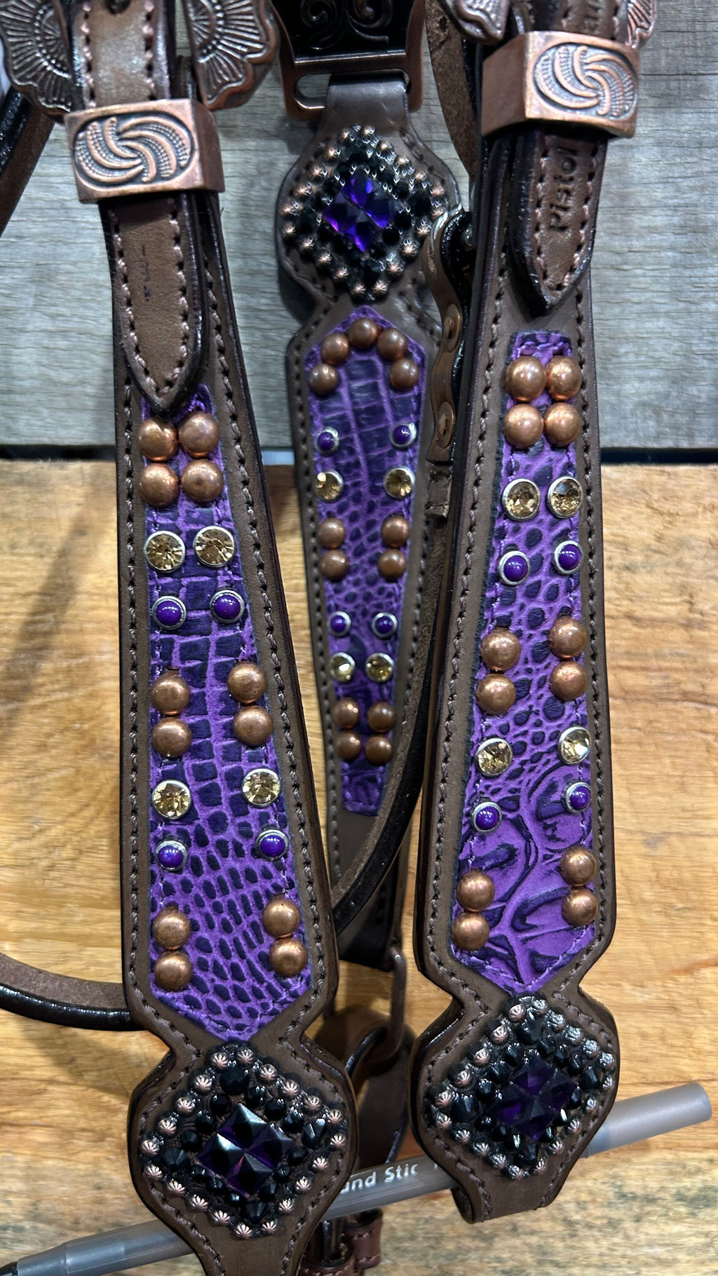 PLR Purple Copper Cowgirl Tack Set