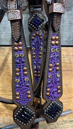PLR Purple Copper Cowgirl Tack Set