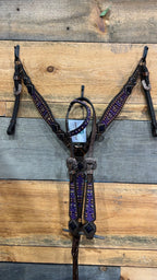 PLR Purple Copper Cowgirl Tack Set
