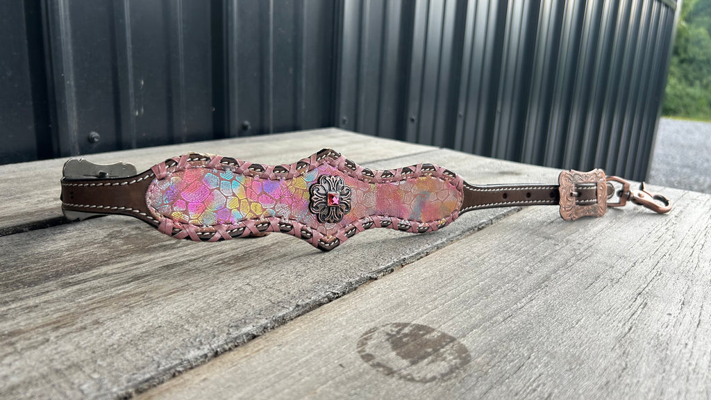 PLR Pink Champagne Cowgirl Wither Strap