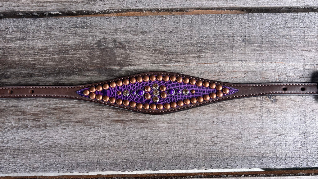 PLR Purple Copper Cowgirl Wither Strap