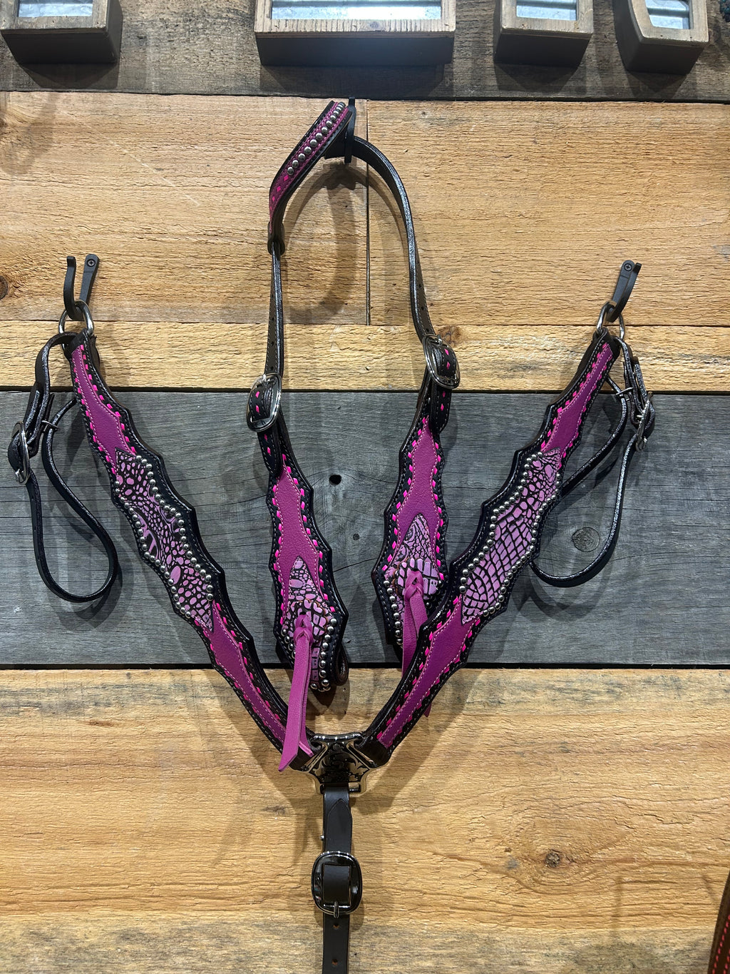 PLR Pink Triple Threat Tack Set