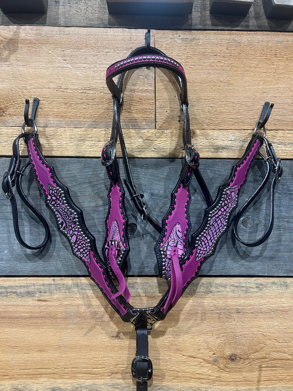 PLR Pink Triple Threat Tack Set