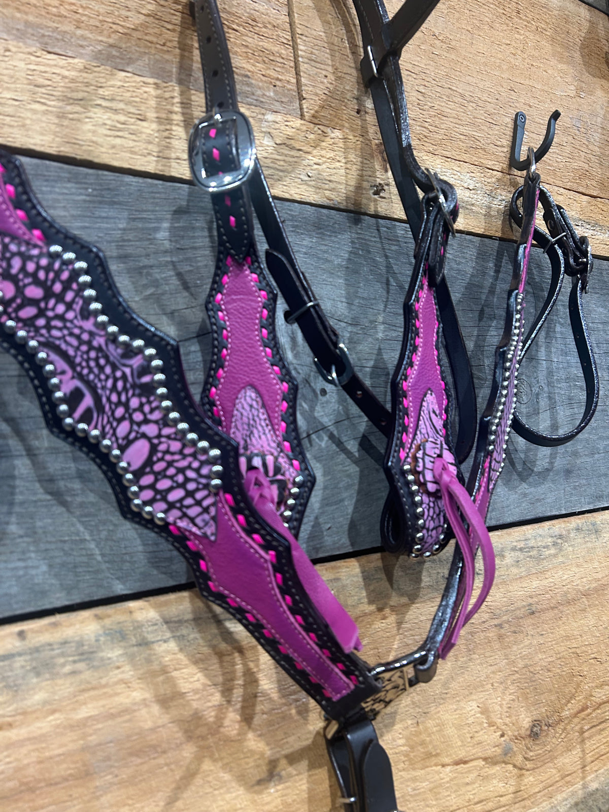 PLR Pink Triple Threat Tack Set