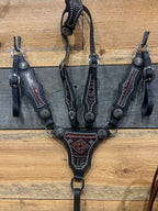 PLR Silver Aztec Tack Set