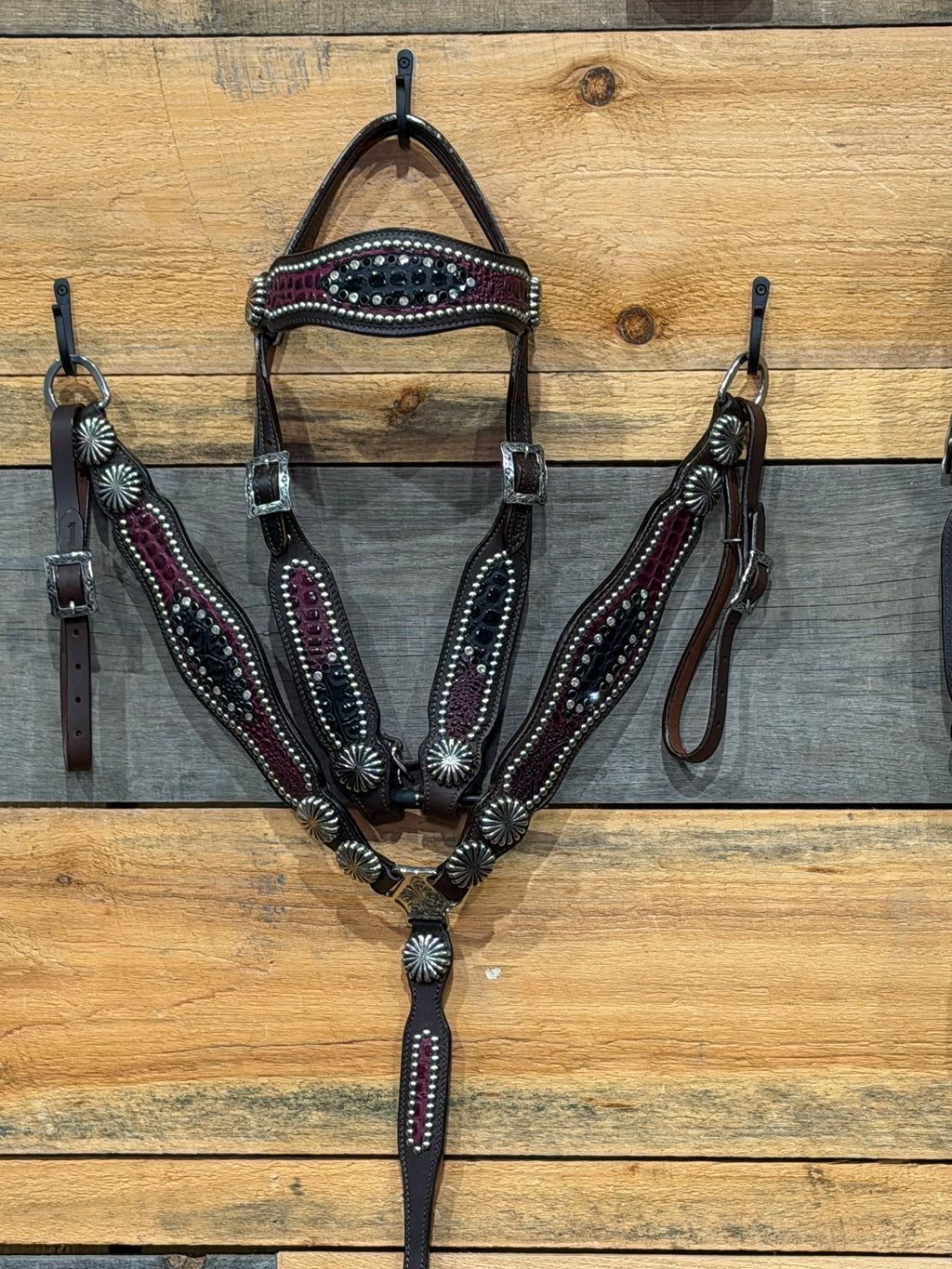 PLR Black Cherry Bandit Tack Set