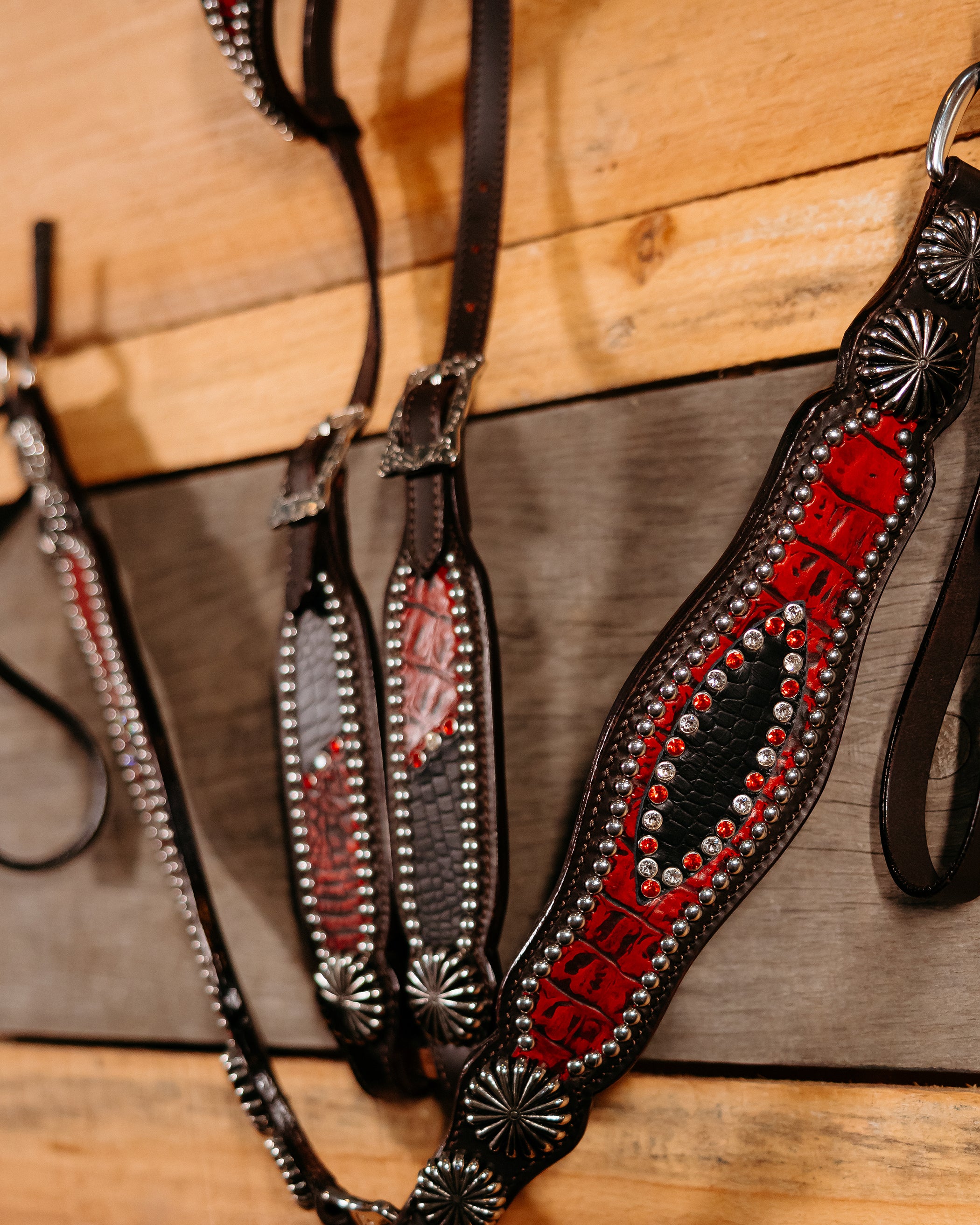PLR Red Gator Tack Set