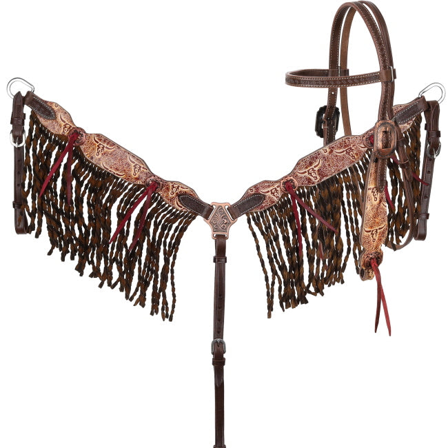 Showman Golden Horn Tack Set
