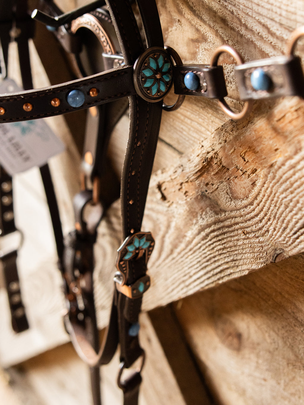 PLR Turquoise Stone Tack Set