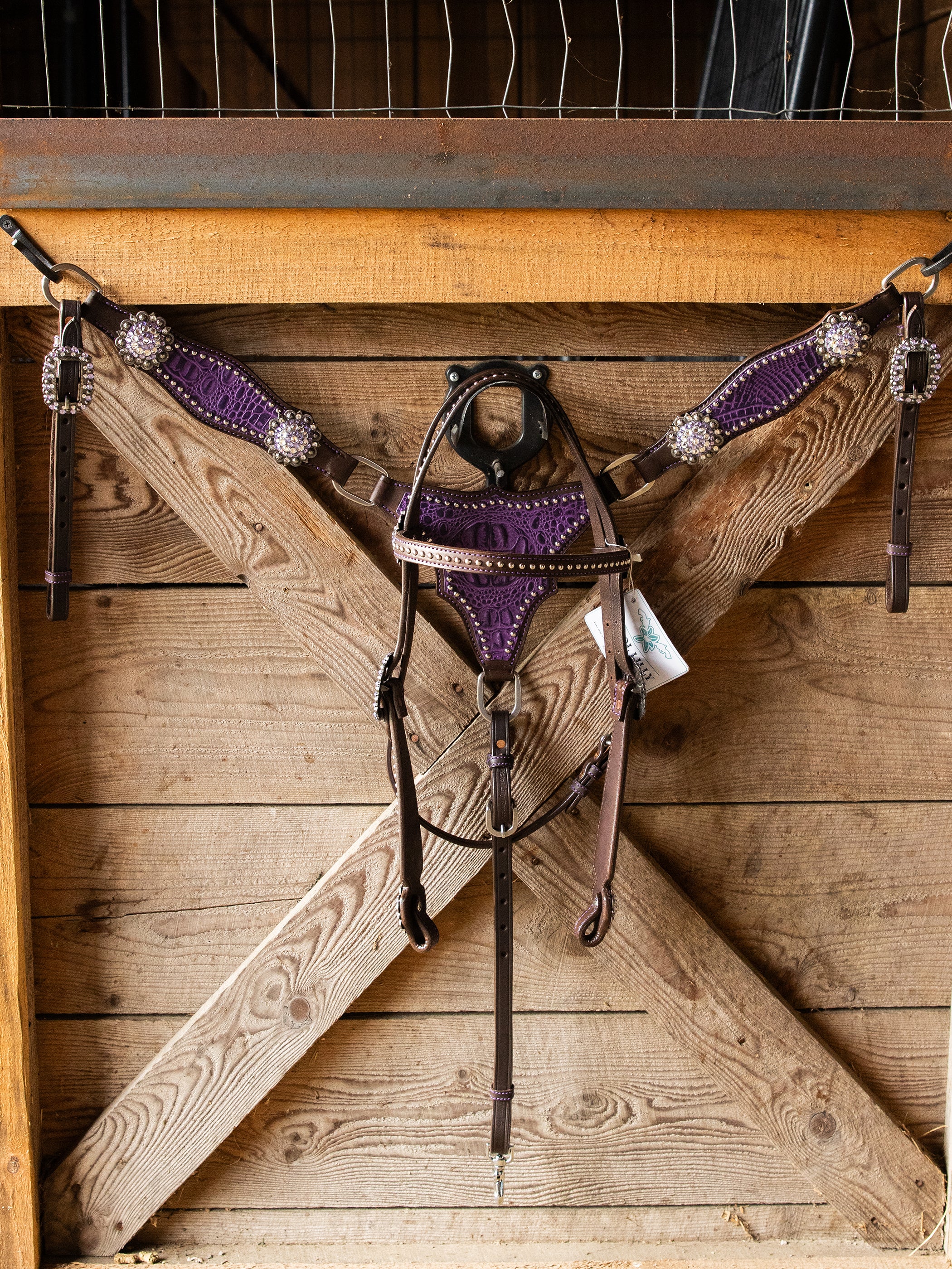 PLR Purple Gator Tack Set