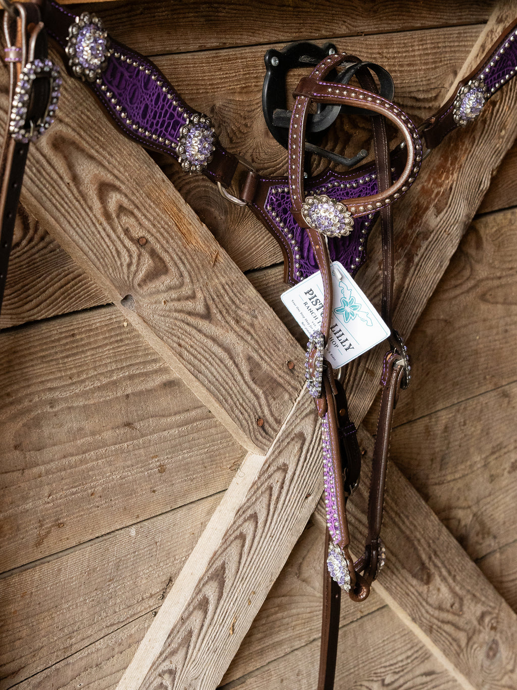 PLR Purple Gator Tack Set