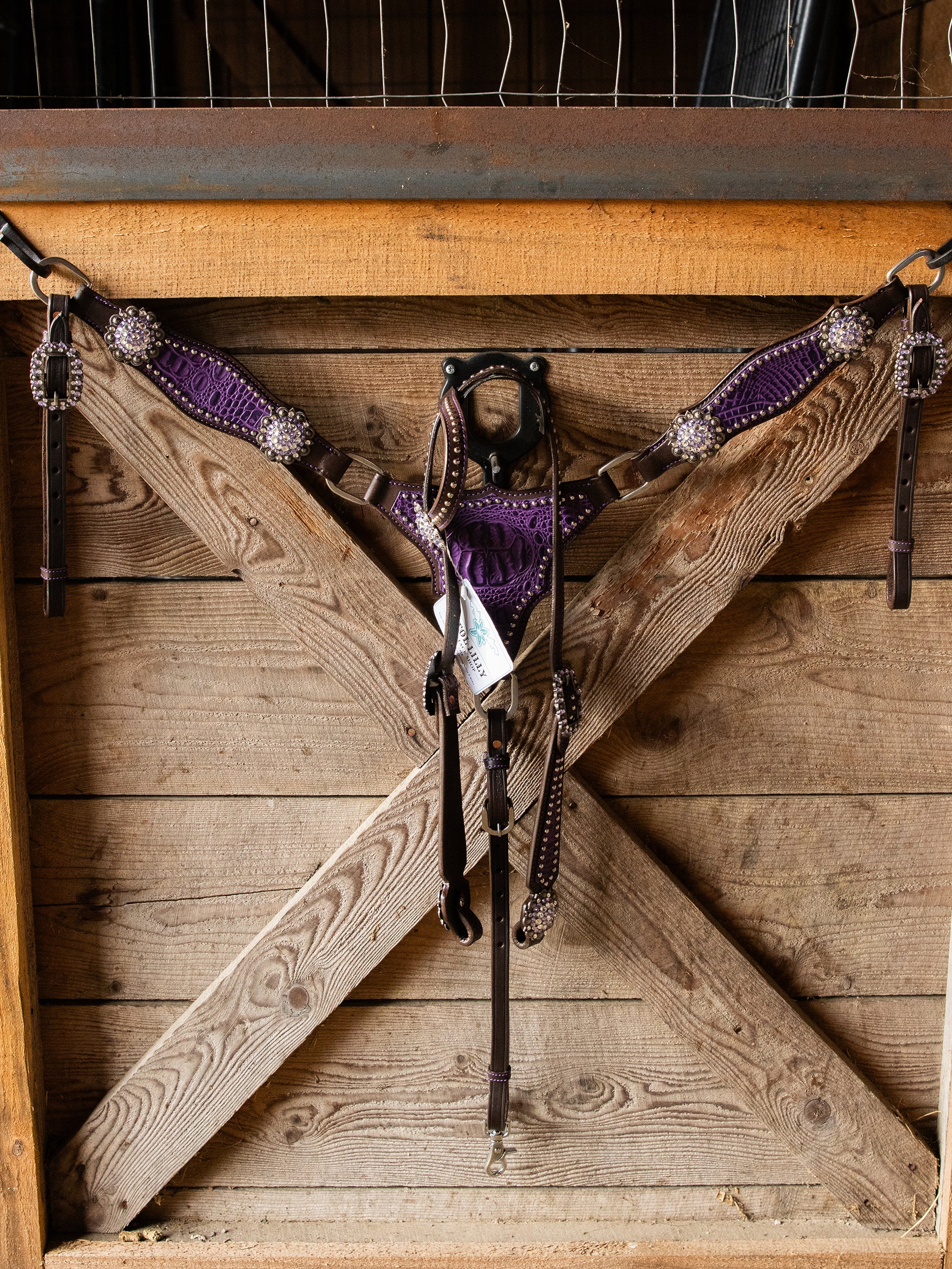 PLR Purple Gator Tack Set