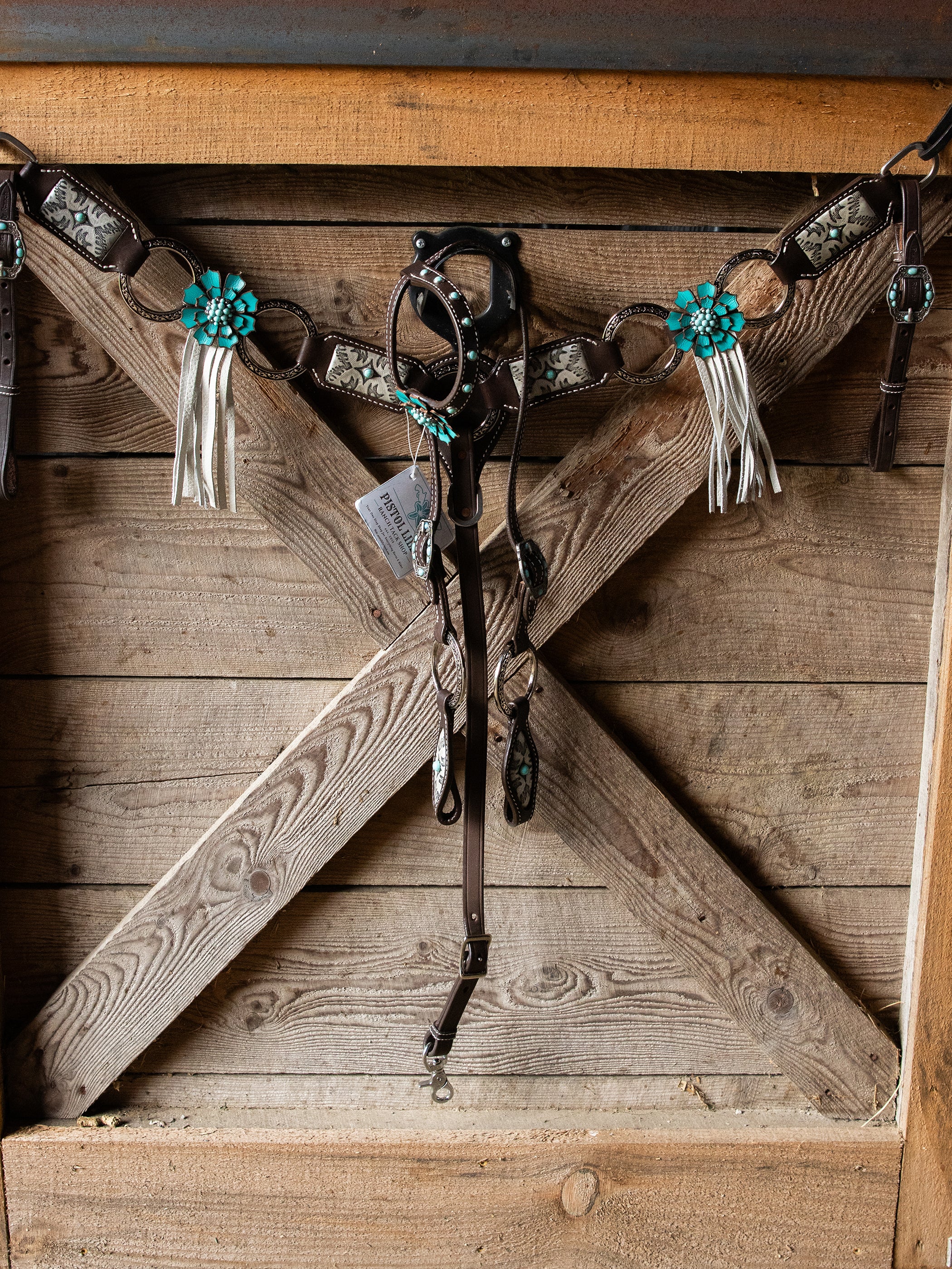 PLR Turquoise Hawaii Tack Set