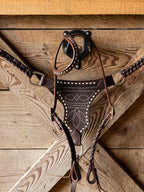 PLR White Boot Stitch Betty Tack Set